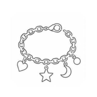 Handcrafted Silver Chain Charm Bracelet – Minimalist Jewellery Design