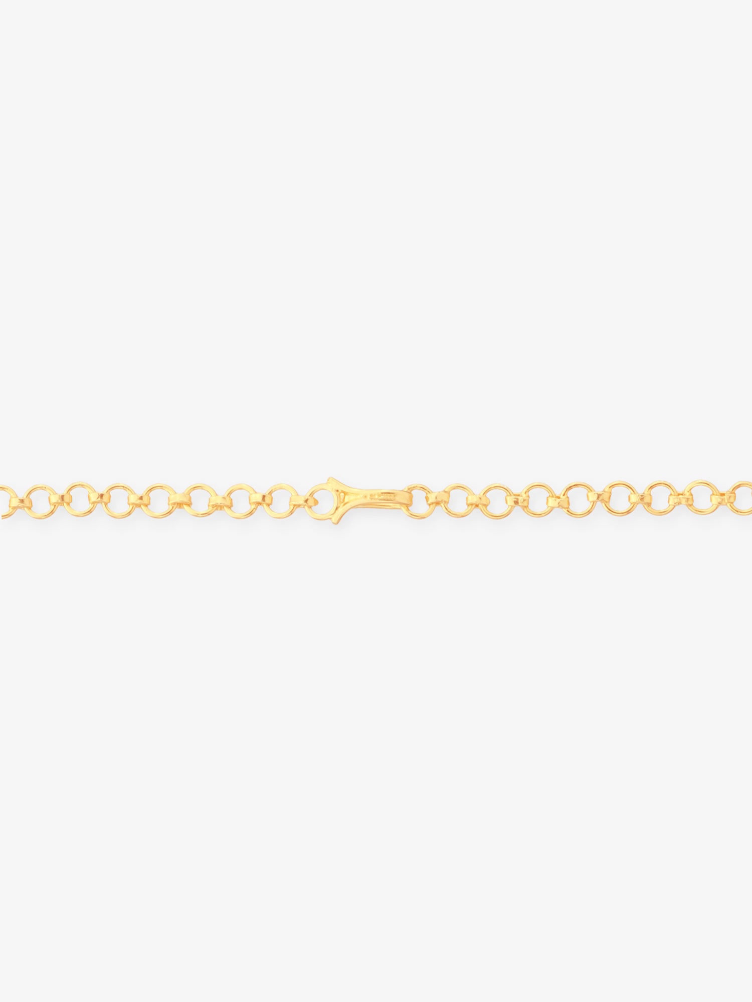 Side profile of SIJA 925 silver Antique Floral Gold Beads Necklace showing polished edges durable sterling silver construction