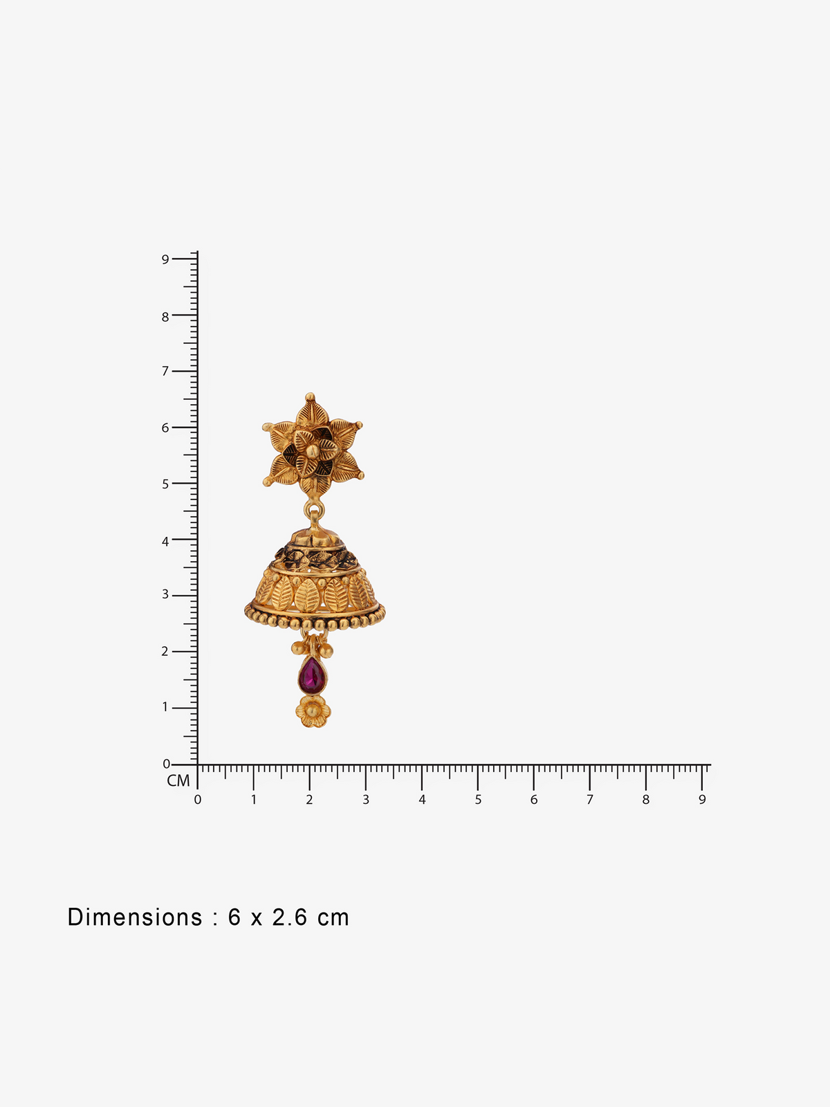 Reverse of SIJA Antique Gold Plated Beads Haram showing BIS 925 hallmark stamp certified sterling silver jewellery made in India