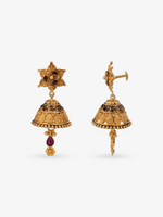 Side profile of SIJA 925 silver Antique Gold Plated Beads Haram showing polished edges and durable sterling silver construction