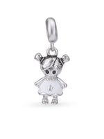 Hero shot SIJA 925 silver jewellery baby girl charm BIS hallmarked playful accessory perfect for birthdays festive wear and gifting