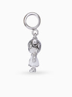Side view SIJA 925 silver jewellery baby girl charm stylish handcrafted accessory perfect for parties anniversaries and festive wear