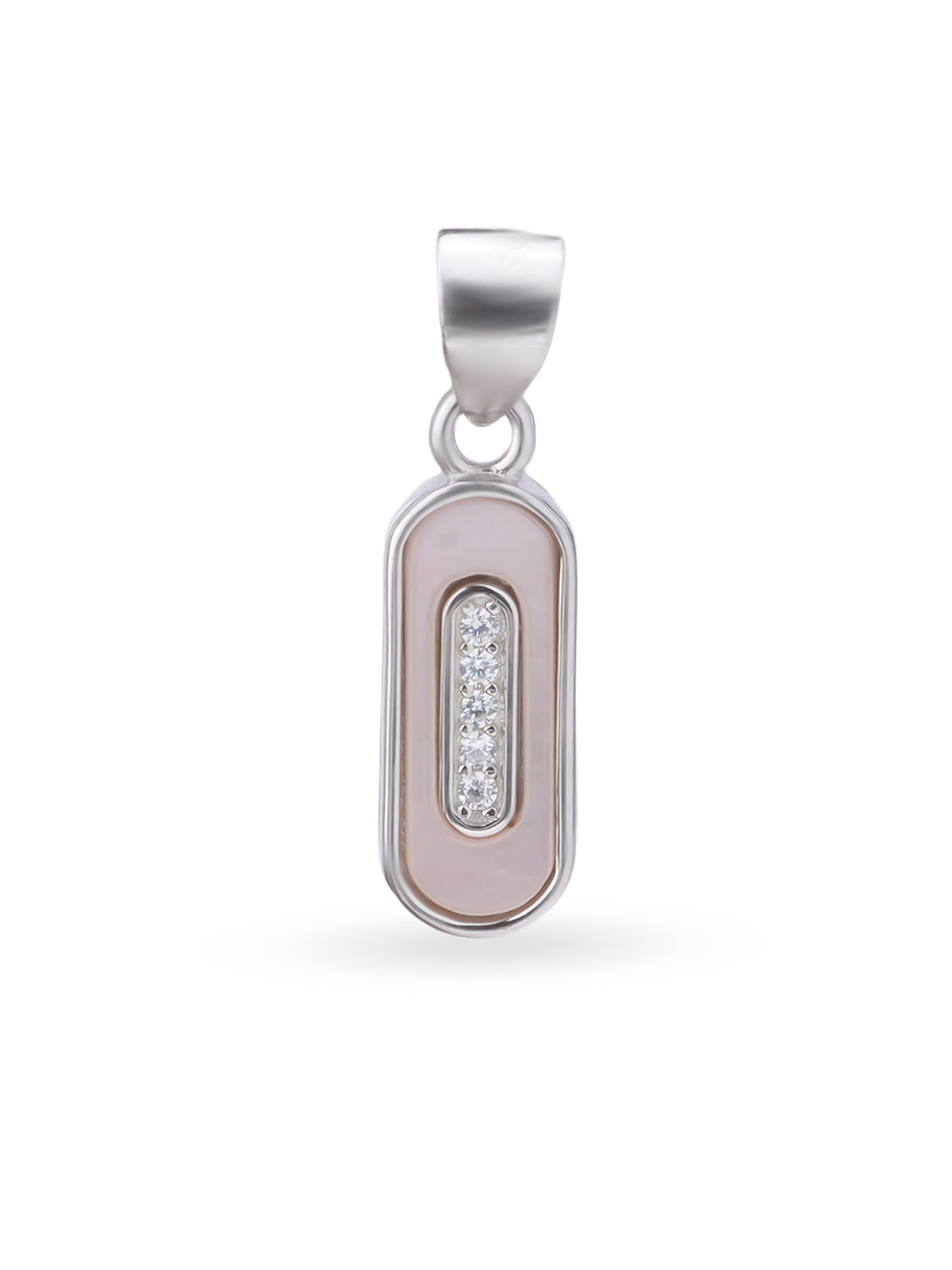 Close up SIJA 925 silver jewellery black pink cosmic beam pendant handcrafted premium design versatile accessory for everyday wear and special occasions