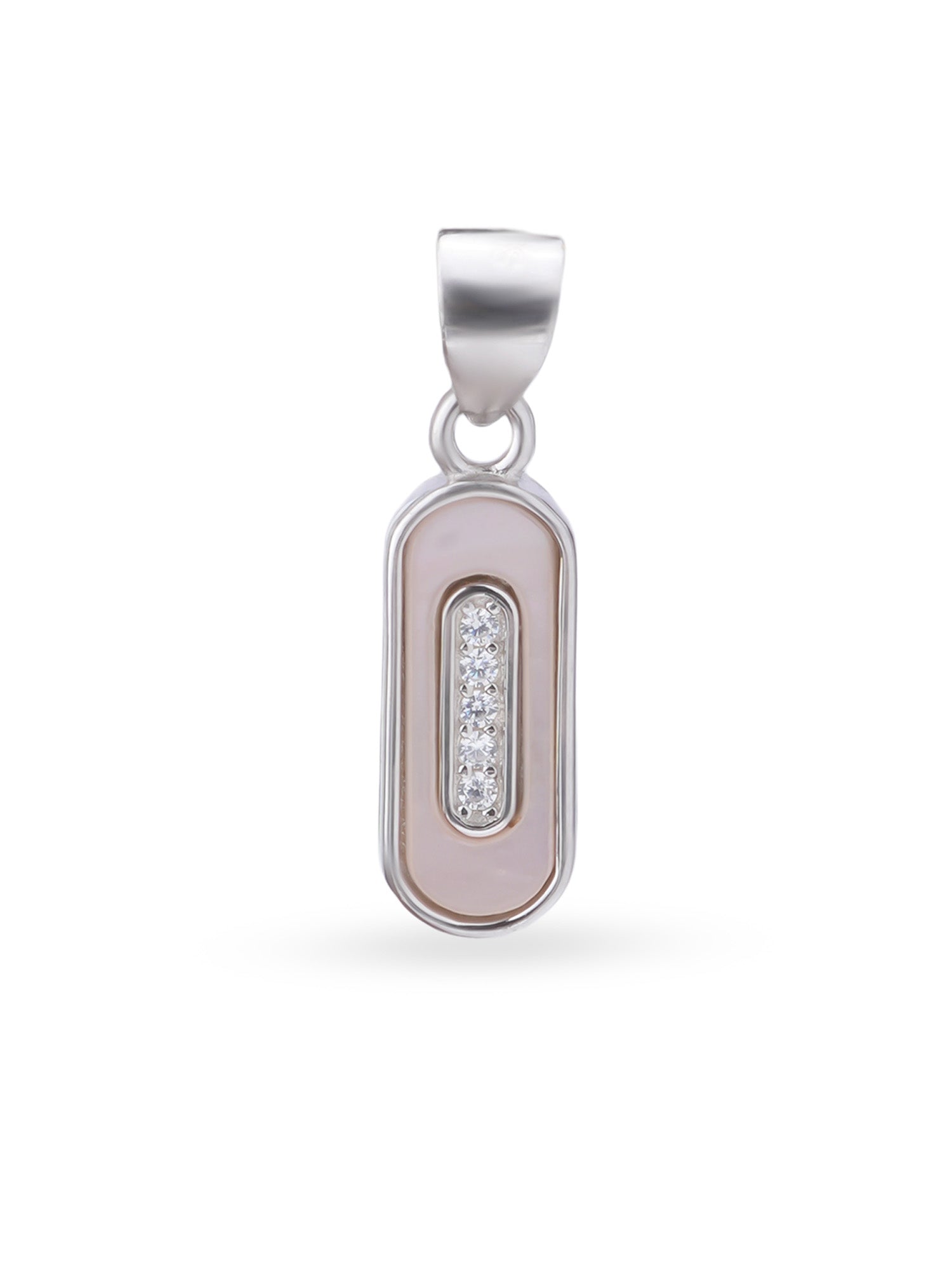 Close up SIJA 925 silver jewellery black pink cosmic beam pendant handcrafted premium design versatile accessory for everyday wear and special occasions