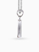 Side view SIJA 925 silver jewellery black pink cosmic beam pendant stylish handcrafted accessory perfect for weddings parties anniversaries and festive wear