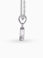 Side view SIJA 925 silver jewellery black pink little car pendant stylish handcrafted accessory perfect for weddings parties anniversaries and festive wear