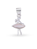 Close up SIJA 925 silver jewellery black pink little doll pendant handcrafted premium design versatile accessory for everyday wear and special occasions
