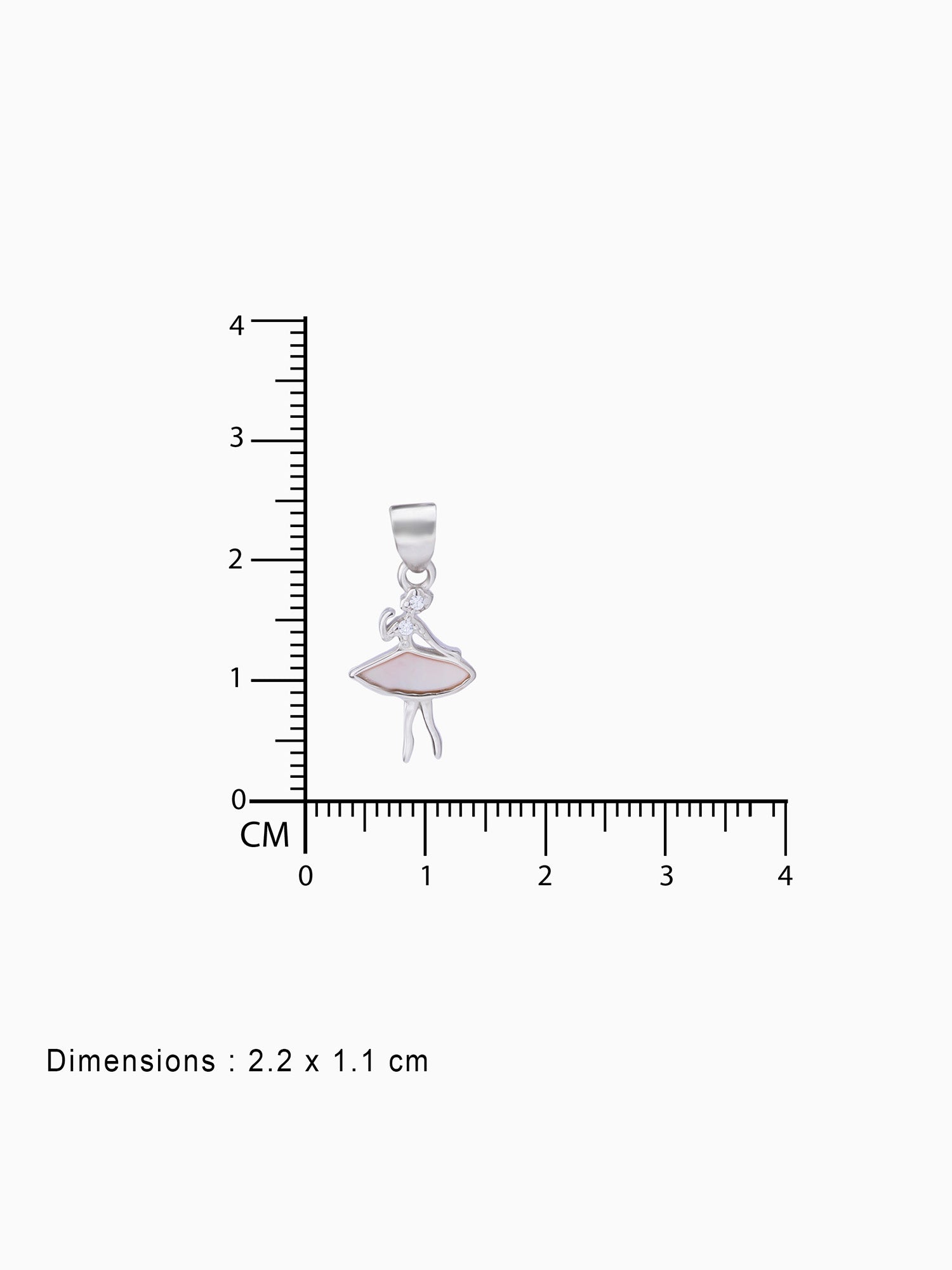 BIS hallmark view SIJA 925 silver jewellery black pink little doll pendant certified premium accessory elegant timeless design for gifting and celebrations