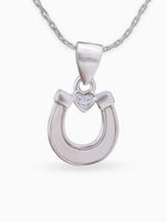 Close up SIJA 925 silver jewellery black pink lucky heart pendant handcrafted premium design versatile accessory for everyday wear and special occasions