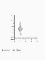 BIS hallmark view SIJA 925 silver jewellery black pink memory key pendant certified premium accessory elegant timeless design for gifting and celebrations