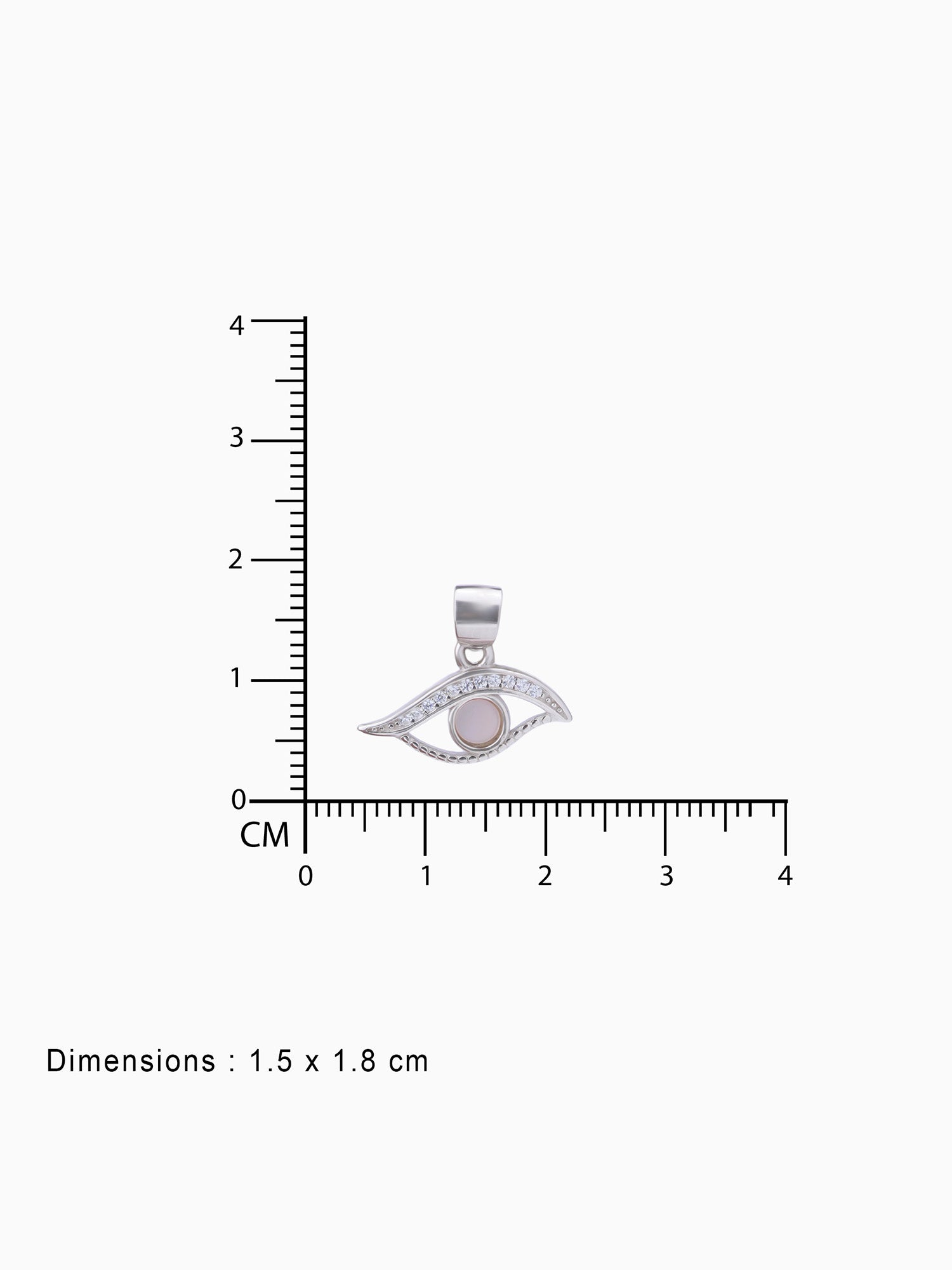 BIS hallmark view SIJA 925 silver jewellery black pink mystic eye pendant certified premium accessory elegant timeless design for gifting and celebrations
