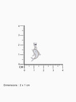 BIS hallmark view SIJA 925 silver jewellery black white dolphin grace pendant certified premium accessory elegant timeless design for gifting and celebrations