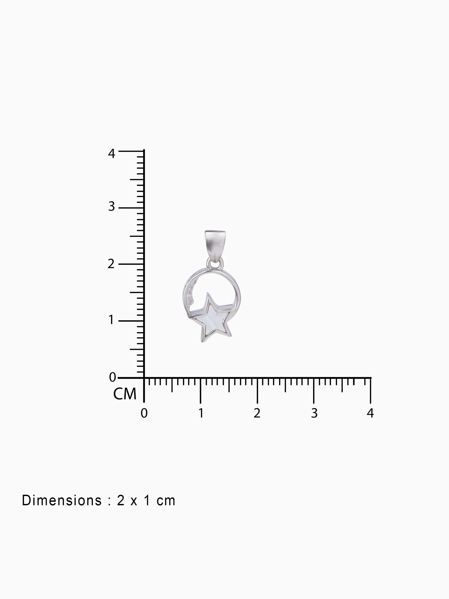 BIS hallmark view SIJA 925 silver jewellery black white lunar star pendant certified premium accessory elegant timeless design for gifting and celebrations