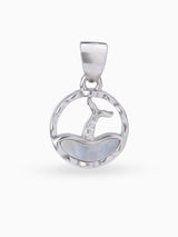 Hero shot SIJA 925 silver jewellery black white mystic dolphin pendant BIS hallmarked elegant timeless accessory perfect for weddings festive wear and gifting