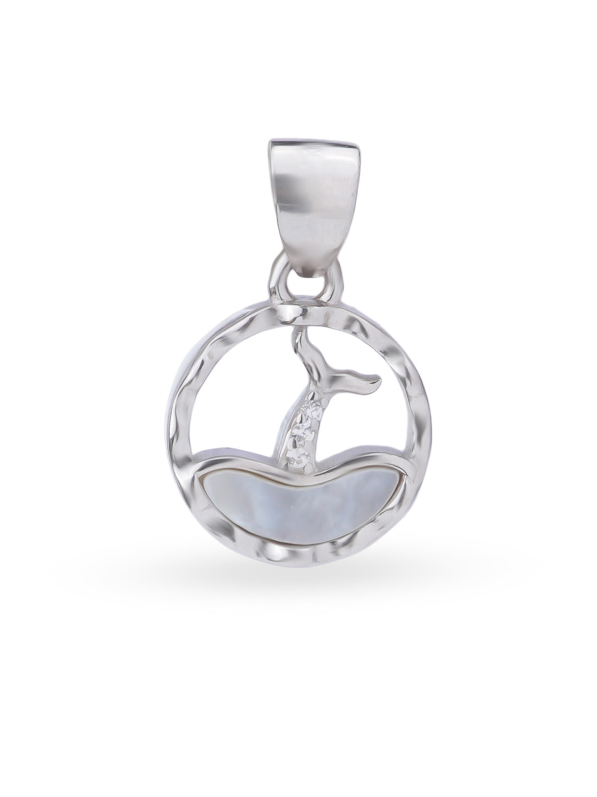 Close up SIJA 925 silver jewellery black white mystic dolphin pendant handcrafted premium design versatile accessory for everyday wear and special occasions
