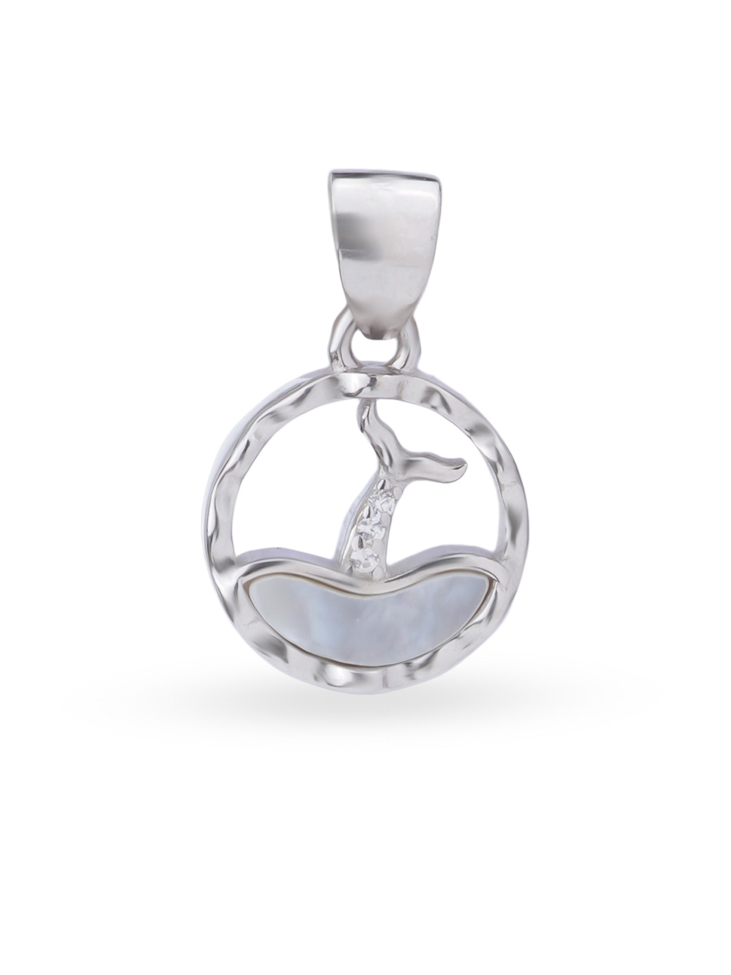 Close up SIJA 925 silver jewellery black white mystic dolphin pendant handcrafted premium design versatile accessory for everyday wear and special occasions