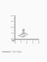 BIS hallmark view SIJA 925 silver jewellery black white mystic eye pendant certified premium accessory elegant timeless design for gifting and celebrations