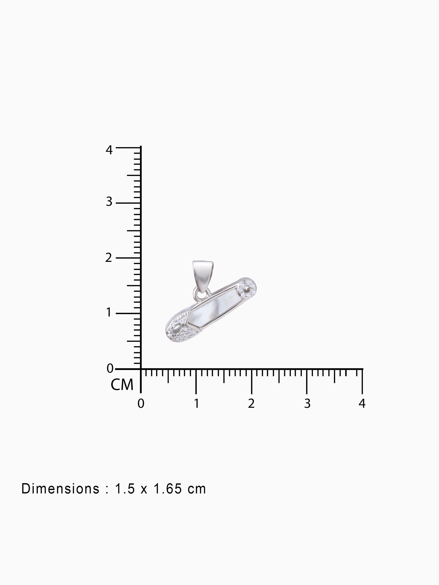 BIS hallmark view SIJA 925 silver jewellery black white safety pin pendant certified premium accessory elegant timeless design for gifting and celebrations