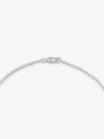 Side profile of SIJA 925 Silver Blue Butterfly Jingle Anklet showing durable sterling silver chain artistry