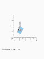 BIS hallmark view SIJA 925 silver jewellery blue camera charm certified premium accessory stylish motif for gifting and celebrations