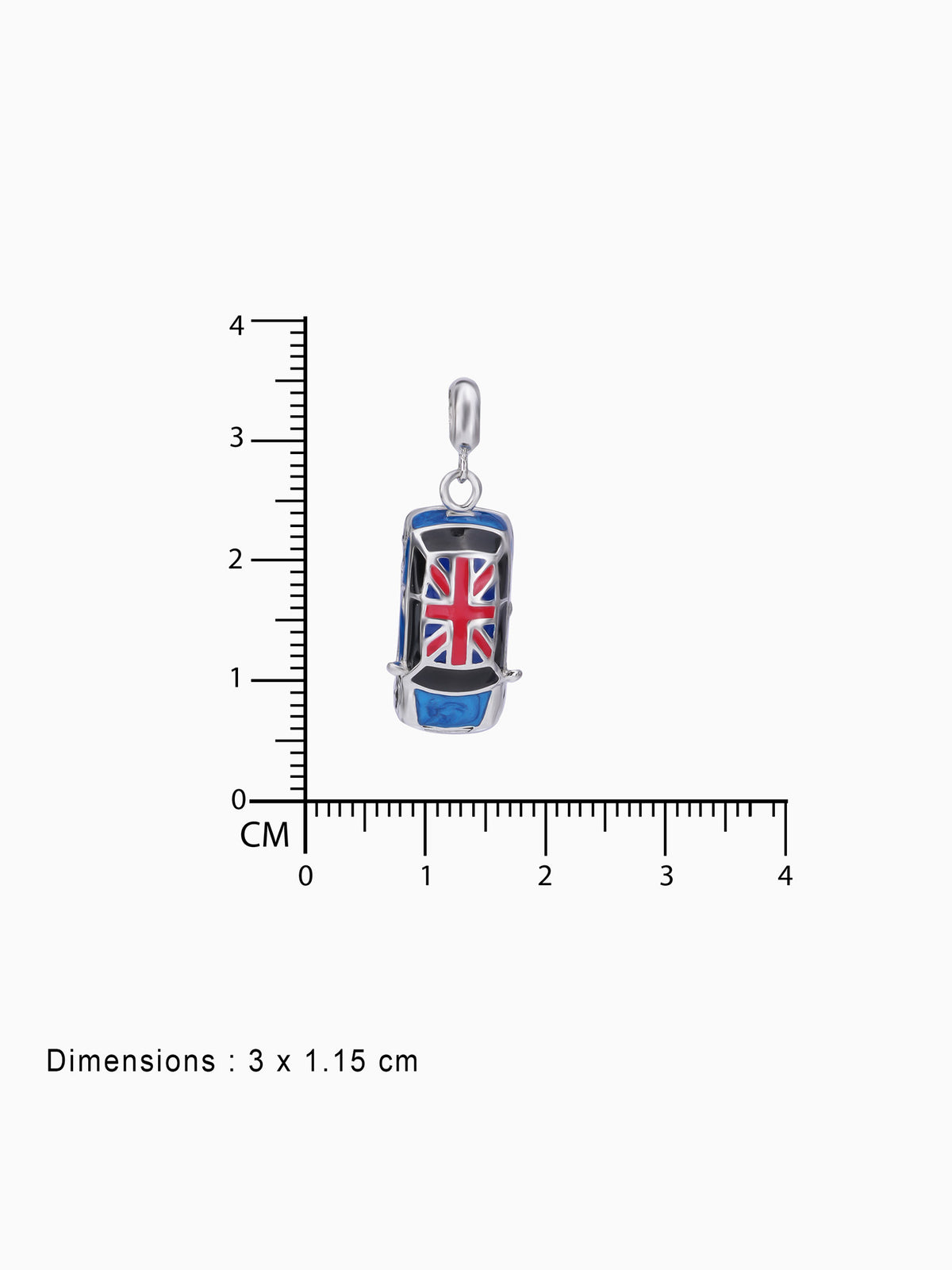 BIS hallmark view SIJA 925 silver jewellery blue car charm certified premium accessory elegant timeless design for gifting and celebrations