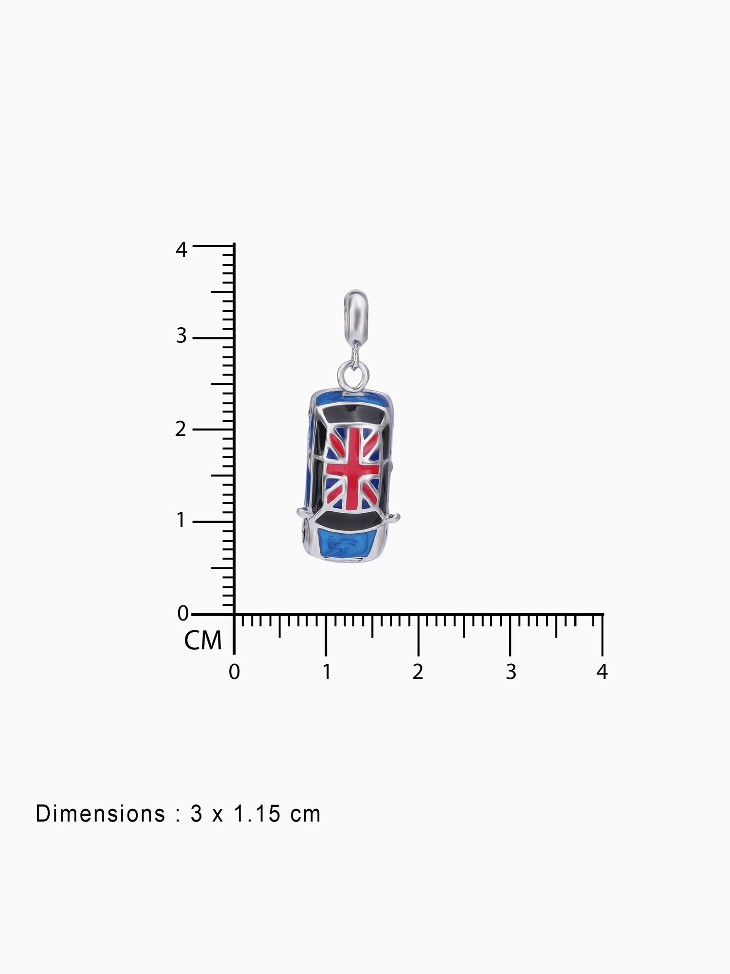 BIS hallmark view SIJA 925 silver jewellery blue car charm certified premium accessory elegant timeless design for gifting and celebrations