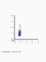 BIS hallmark view SIJA 925 silver jewellery blue telephone booth charm certified premium accessory elegant timeless design for gifting and celebrations