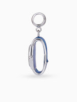 Side view SIJA 925 silver jewellery blue watch charm stylish handcrafted accessory perfect for weddings parties anniversaries and festive wear