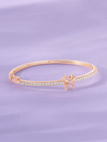 Close‑up of SIJA 925 Silver Butterfly Brilliance Cuff Bracelet showing sparkling butterfly motif embellishments handcrafted sterling silver jewellery timeless accessory