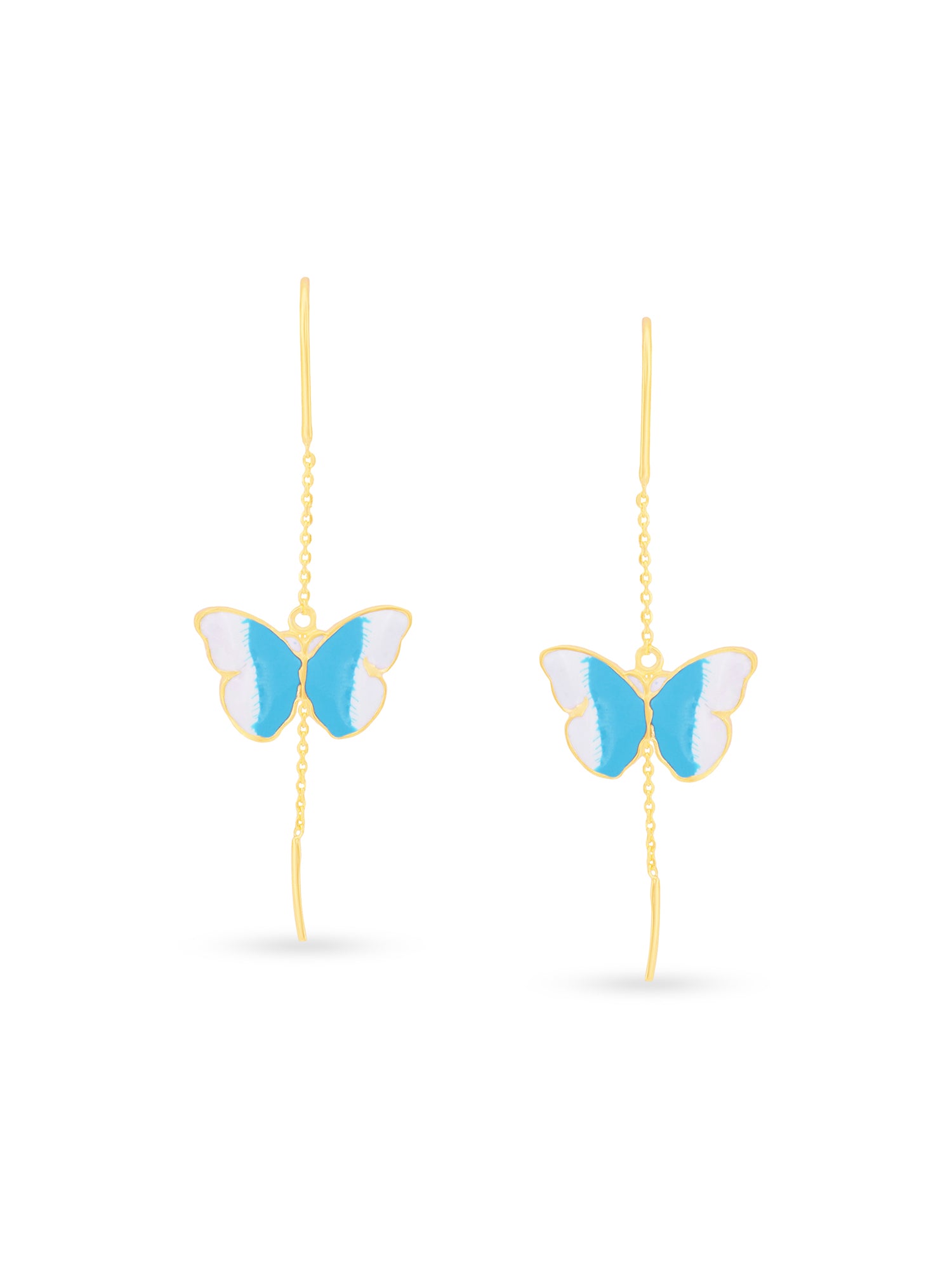 Detailed view of SIJA 925 Silver Butterfly Hook Earrings highlighting ornamental finish polished sterling silver craftsmanship secure hook setting