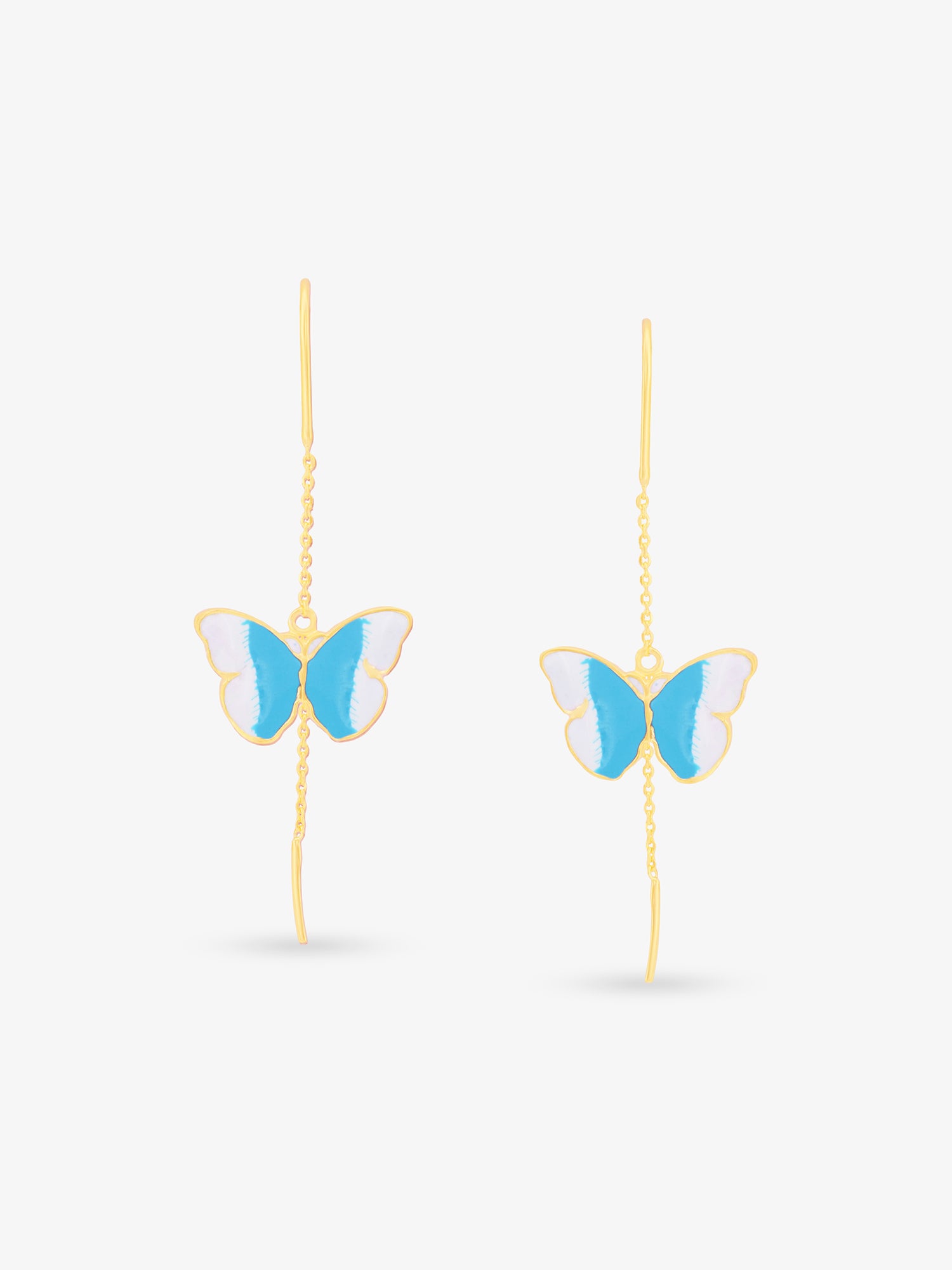 SIJA 925 Silver Butterfly Hook Earrings sterling silver jewellery elegant butterfly design full front hero view accessory