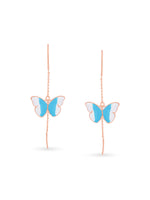 Close‑up of SIJA 925 Silver Butterfly Hook Earrings showing delicate butterfly motif handcrafted sterling silver jewellery timeless accessory