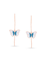 Close‑up of SIJA 925 Silver Butterfly Hook Earrings showing delicate butterfly motif handcrafted sterling silver jewellery timeless accessory