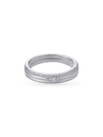 Detailed view of SIJA 925 sterling silver Classic Band Women Ring inner curve highlighting smooth finish and modern craftsmanship