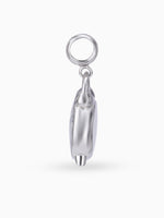 Side view SIJA 925 silver jewellery clock charm stylish handcrafted accessory perfect for weddings parties anniversaries and festive wear