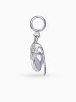 Side view SIJA 925 silver jewellery coolers charm stylish handcrafted accessory perfect for parties anniversaries and festive wear