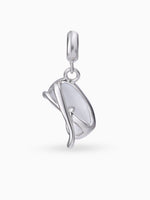 Side view SIJA 925 silver jewellery coolers charm stylish handcrafted accessory perfect for parties anniversaries and festive wear