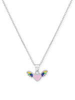 Close‑up of SIJA 925 Silver Cupid’s Heart Pendant with Chain showing delicate heart motif handcrafted sterling silver jewellery timeless accessory