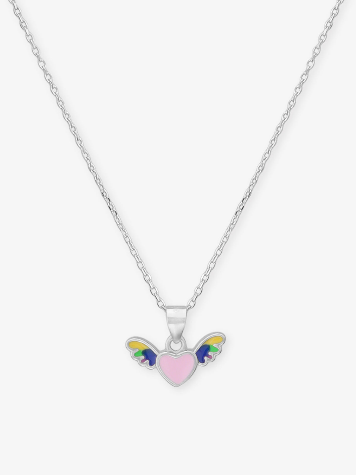 Close‑up of SIJA 925 Silver Cupid’s Heart Pendant with Chain showing delicate heart motif handcrafted sterling silver jewellery timeless accessory