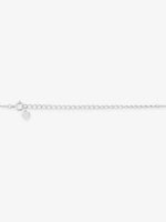 Side profile of SIJA 925 Silver Cupid’s Heart Pendant with Chain sterling silver jewellery elegant accessory durable construction polished edges