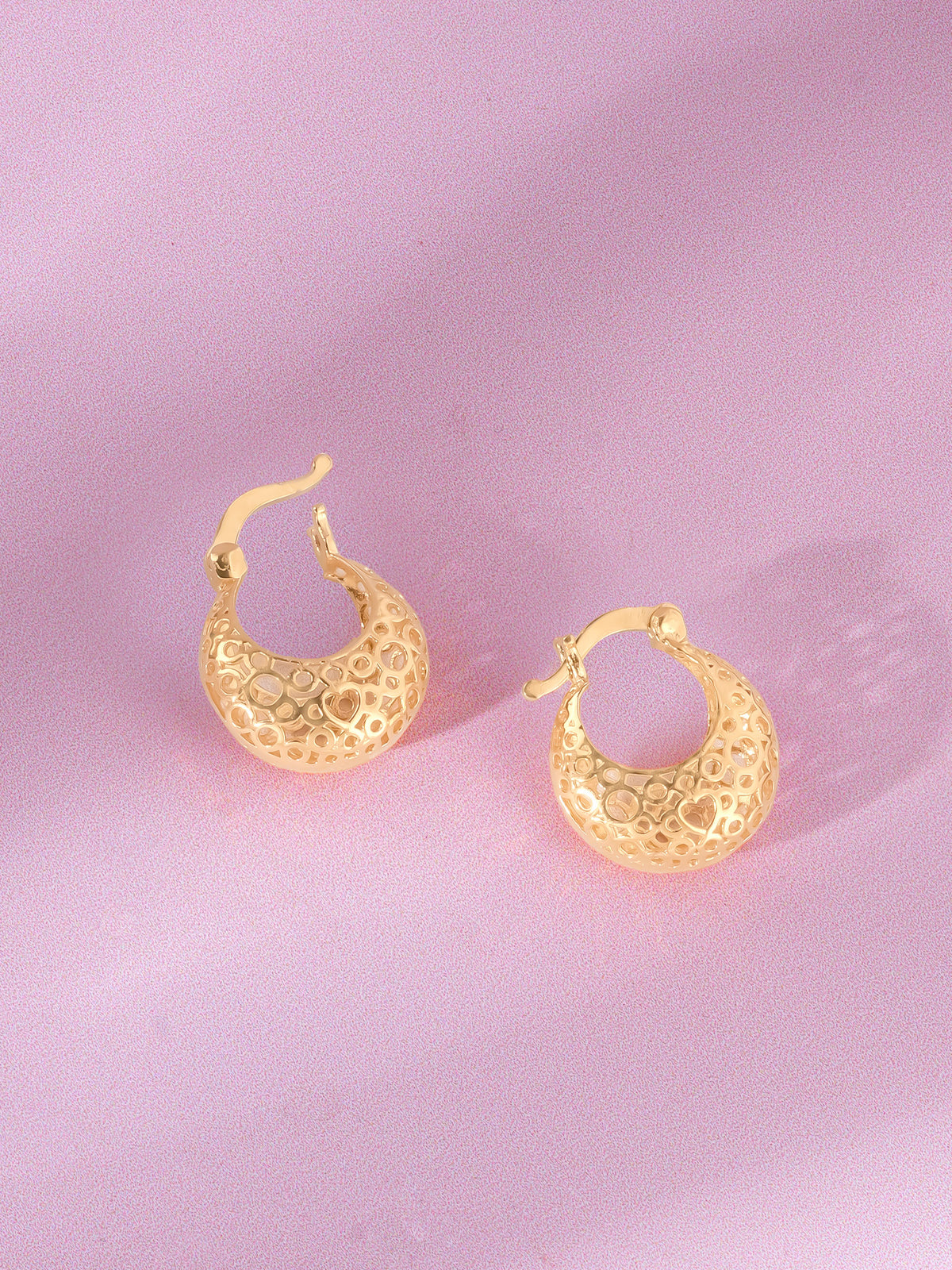 Detailed close up of SIJA 925 Silver Dew Drops Hoop Earrings highlighting delicate dew drop charm craftsmanship