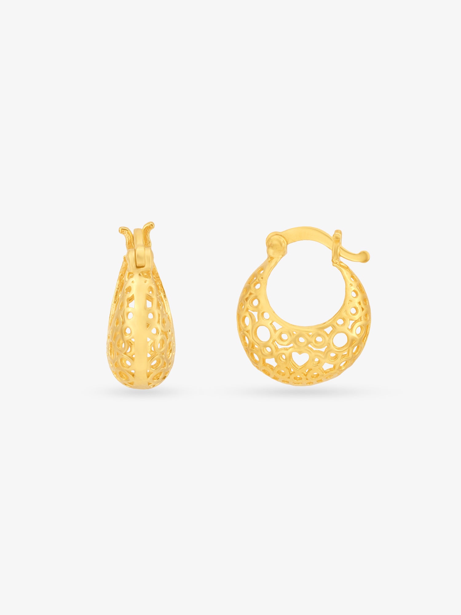 Detailed close up of SIJA 925 Silver Dew Drops Hoop Earrings highlighting delicate dew drop charm craftsmanship