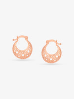 SIJA 925 Silver Dew Drops Hoop Earrings sterling silver jewellery elegant hero shot