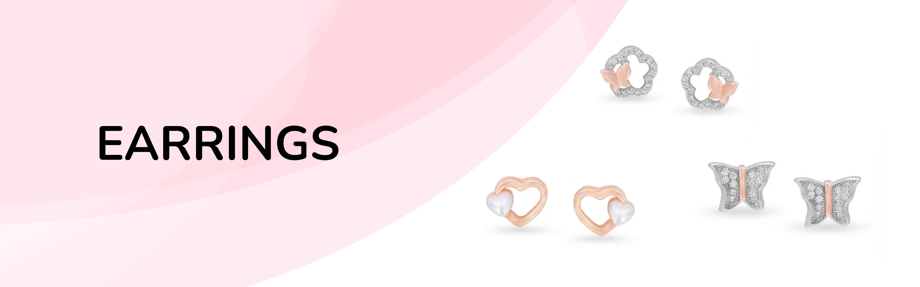 SIJA branded silver jewellery earrings collection banner showcasing handcrafted BIS hallmark certified designs perfect for gifting
