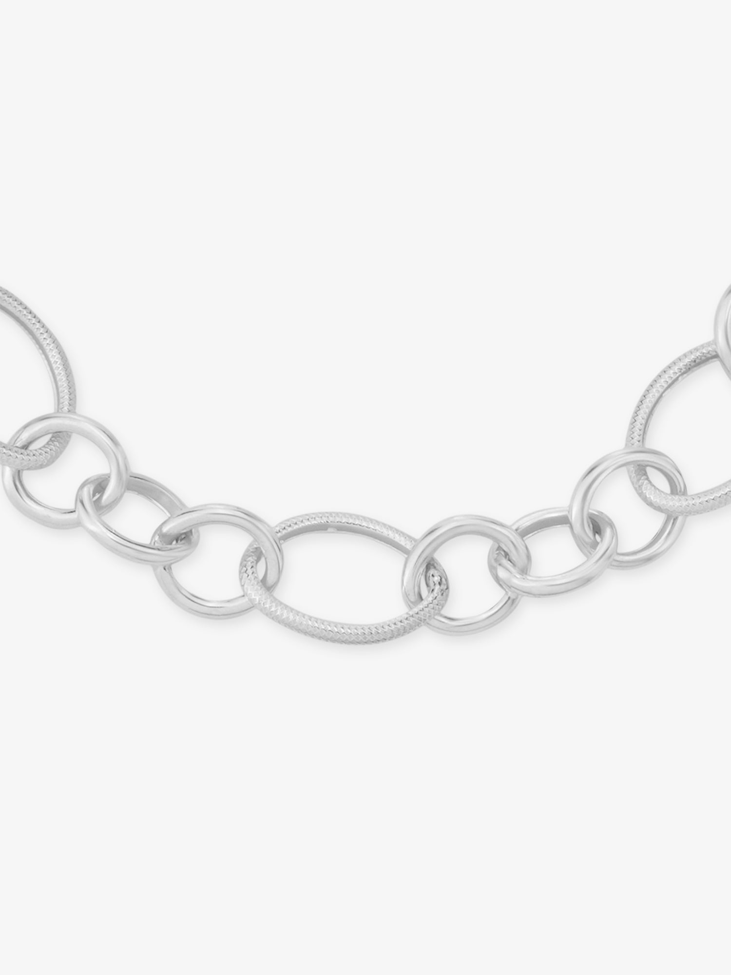 Close‑up of SIJA 925 Silver Egg Ring Men’s Chain Bracelet showing intricate chain links handcrafted sterling silver jewellery durable design