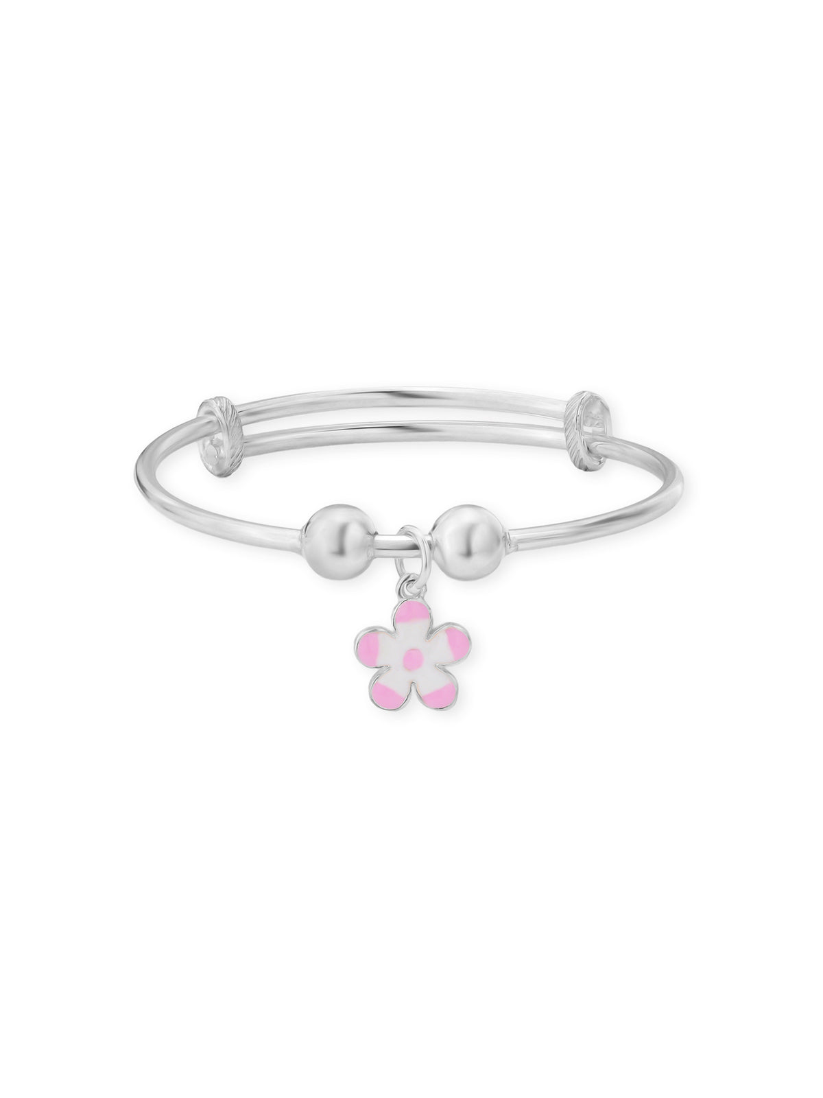 Adjustable clasp detail of SIJA 925 Silver Floral Drop Bracelet showcasing secure fit and premium sterling silver quality