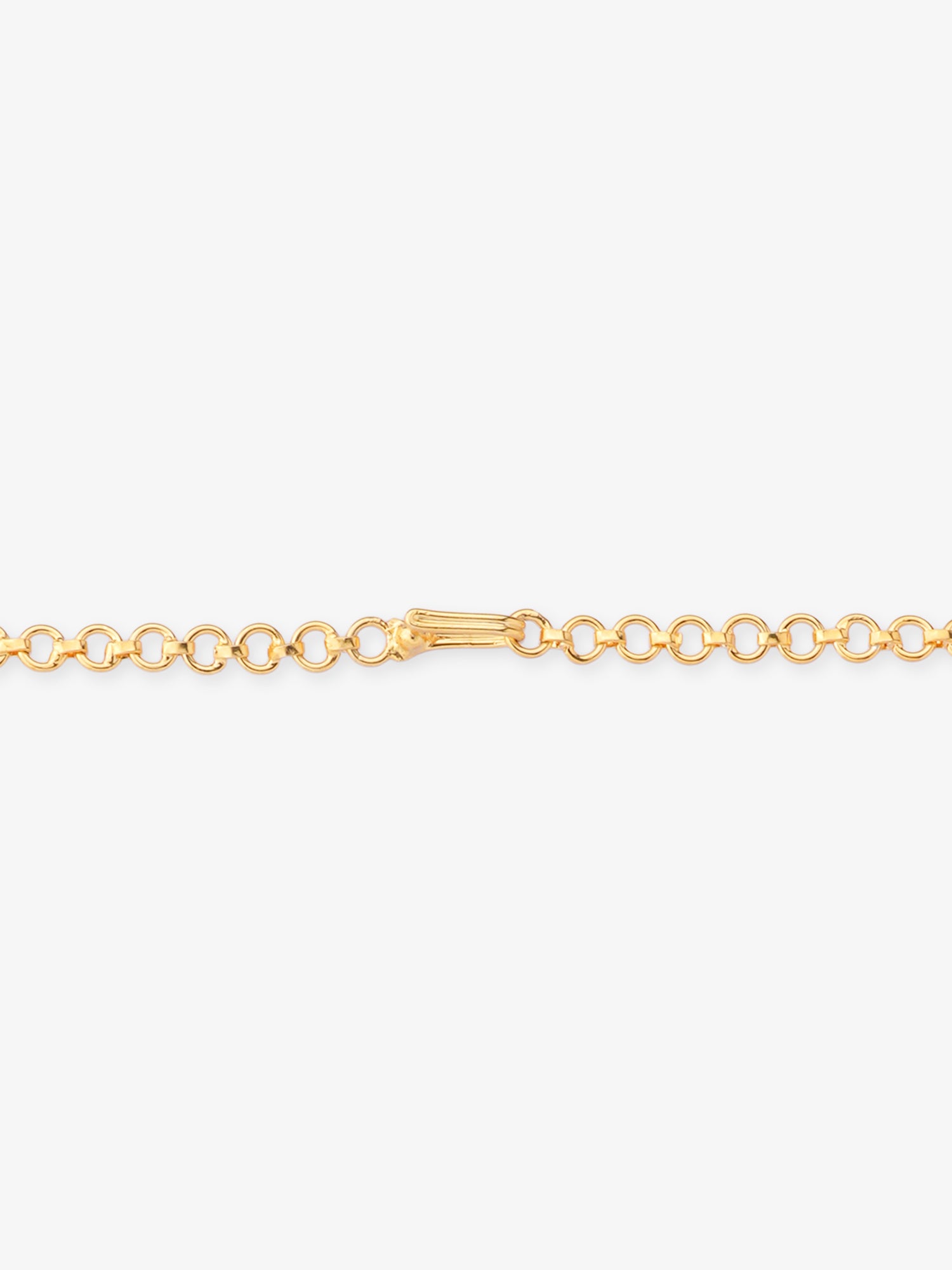 Side profile of SIJA 925 silver Floral Haslin Necklace showing polished edges and durable sterling silver construction