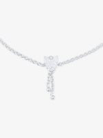 Close‑up of SIJA 925 Silver Flower Dreams Anklet showing intricate floral detailing handcrafted sterling silver jewellery timeless accessory