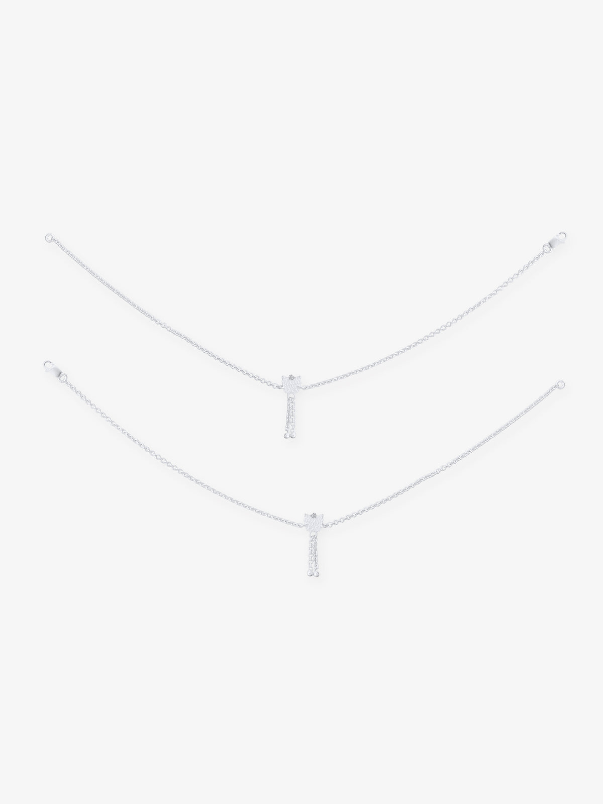 Close‑up of SIJA 925 Silver Flower Dreams Anklet showing intricate floral detailing handcrafted sterling silver jewellery timeless accessory