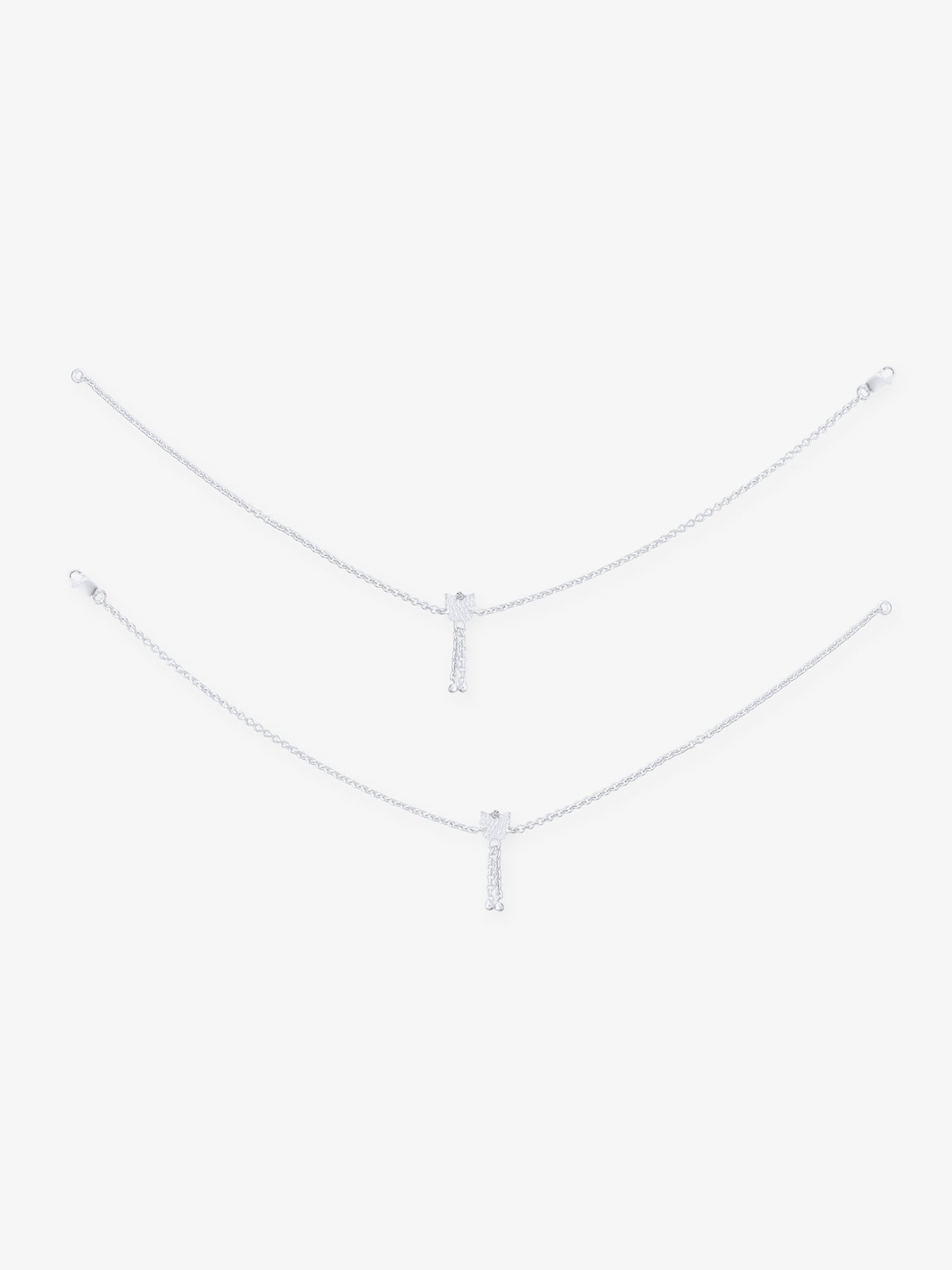 Close‑up of SIJA 925 Silver Flower Dreams Anklet showing intricate floral detailing handcrafted sterling silver jewellery timeless accessory